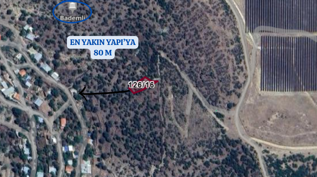 AYDIN EFELER BADEMLİ KÖYÜNDE 500 M² ARSA SATILIKTIR. - AYDIN EFELER fotoğraf 4